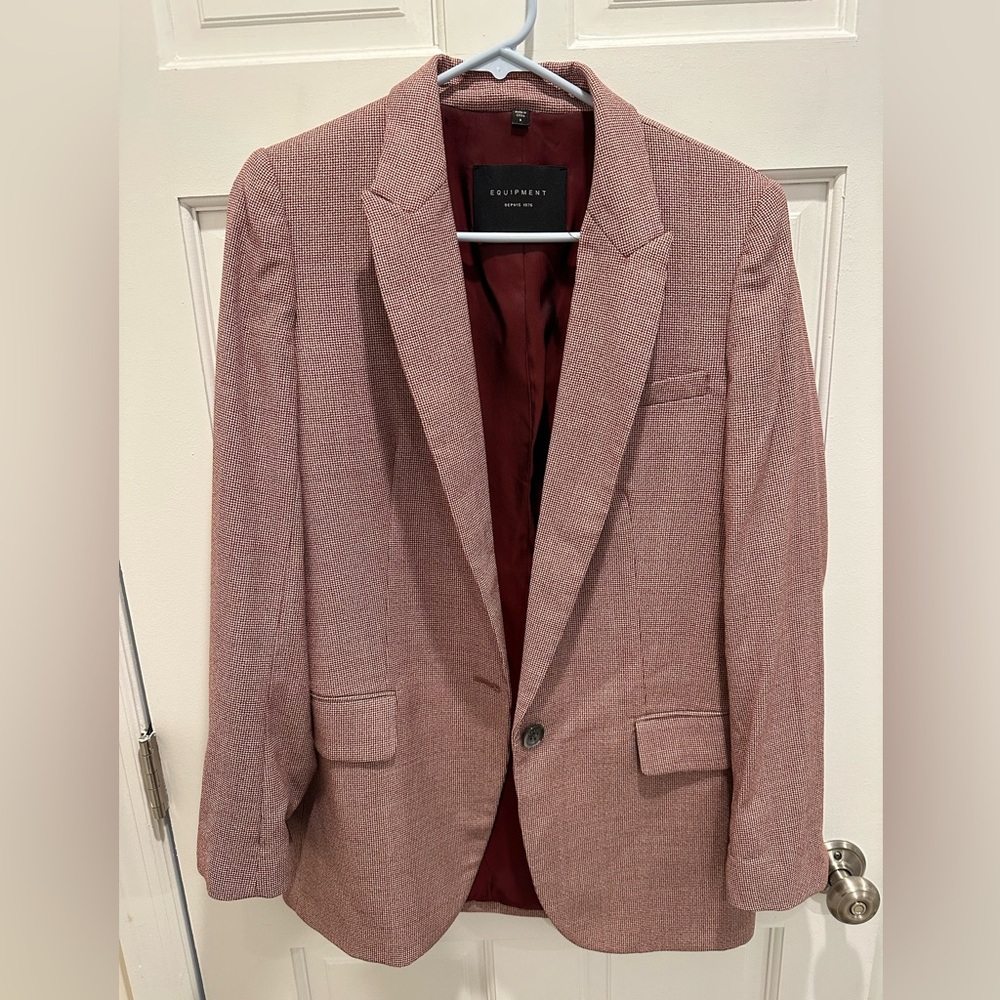 Equipment single breasted blazer